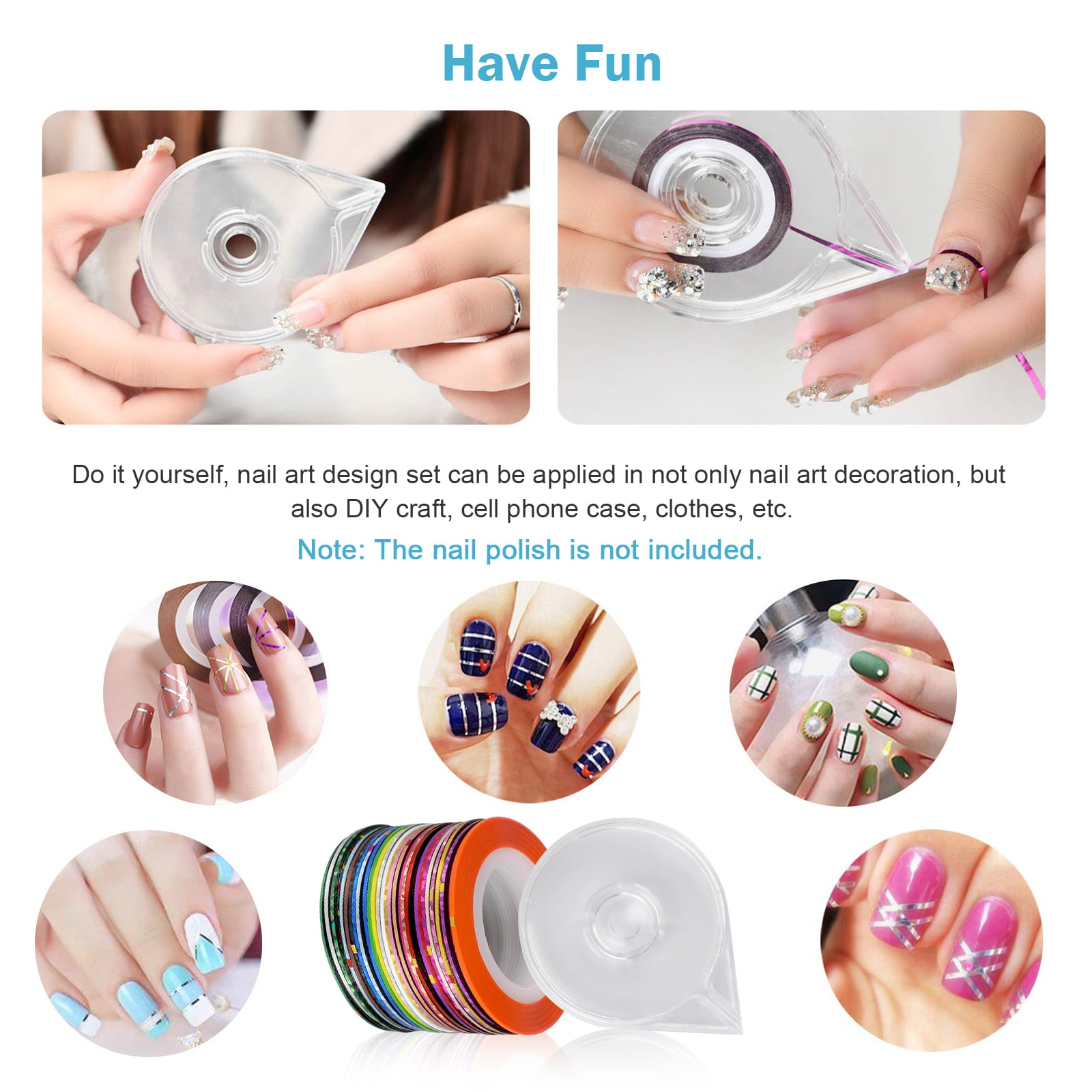 Buy Nail Art Beads Kit | Artificial Nails Kit| 50% Off On MRP