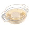 thumbnail image 4 of Silicone Donut Pan Cake Mold 9 Inch Doughnut Pans for Baking, Non Stick Round Cake Pan with Handle (Large，1Pack), 4 of 6