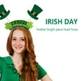 thumbnail image 5 of Xihbxyly Diadema para El Día de San Patricio, Accesorio Verde para Fiestas Irlandesas, Diseño Clásico, Unisex, Ideal para El Desfile, Accesorios de Fotos y Decoración de Festivales. Tamaño: 23 X 17 X, 5 of 5