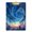 Gold, variant on 12.5x9 Inch Acrylic Clipboard with Metal Clip – Single-Sided Print & Retractable Hook，Blue Clouds