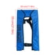 thumbnail image 5 of Chalets de vida inflables manuales para adultos portátiles con preserva de seguridad de cinta reflectante grandes buoyadores nadadores deportes acuáticos azul marino azul marino Inevent OD003362-11, 5 of 5