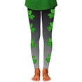 thumbnail image 4 of Tiijoy St. Patrick's Day Leggings for Girls Soft Stretch Athletic Tights, Sizes 1-12, 4 of 4