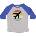 thumbnail image 3 of Inktastic Airplane Pilot Vintage Sunset Boys or Girls Toddler T-Shirt, 3 of 5