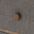 thumbnail image 2 of Cómoda Elegancia de 6 Cajones para Hogar y Oficina, Estructura de Madera y Cajones de Tela con Cubiertas de MDF (Atigrado y Café), 2 of 3