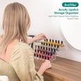 thumbnail image 2 of 5 Tier Nail Polish Rack Display Stand Acrylic Lipstick Holder Makeup Storage Organizer, 2 of 6