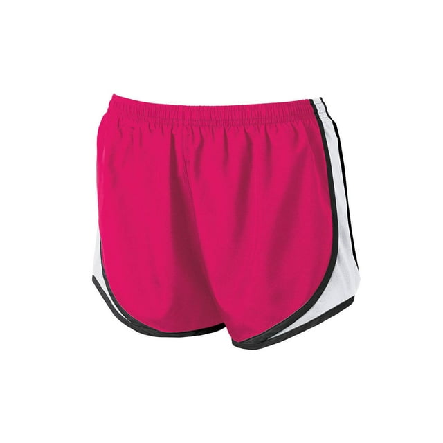 Gravity Threads Womens Cadence Athletic Shorts - Pink/Raspberry/White/Black - Medium