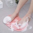 thumbnail image 1 of Foot Scrubber for Shower, Foot Cleaning Massage Mat with Non-Slip Suction Cups, Shower and Bath Foot Scrubber Mat (Pink), 1 of 5