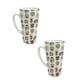 thumbnail image 1 of Duo de Tazas de cerámica 502 ml con diseño fotográfico de perro dálmata, 1 of 7