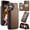 Brown, variant on Decase Compatible with iPhone 16 Wallet Case with Card Holder, RFID Blocking Credit Slots Kickstand Shockproof Business PU Leather Phone Cover for Women Men,Blue