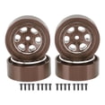 thumbnail image 2 of 4 Uds Llanta de Ruedas RC de 13 Pulgadas Bujes de Llanta de Rueda de 6 Agujeros de aleación de Aluminio para TRX4M 1/18 RC Crawler Car Upgrades Parts Accessories ANGGREK  Otros, 2 of 8