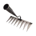 thumbnail image 1 of Almencla Garden Hoe Garden Hand Rake Manganese Steel Sturdy Agricultural Weeding Rake Weeding Tool for Planting Farm Loosening Digging 8 Tines, 1 of 8
