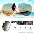 thumbnail image 4 of Joopin Polarized Aviation Sunglasses for Men Women Classic Mirrored Lens UV Protection Sun Glasses-2 Pairs(purple+silver), 4 of 7
