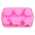 thumbnail image 2 of Silicone Soap Molds, different Cavities Soap Mold with Different Shapes, Perfect for Soap Making, Handmade Cake Chocolate Desserts Biscuit Pudding Teacake Jelly （1 Pack - 6-Cavity, 6.65*4.13Inch）, 2 of 9