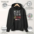thumbnail image 3 of Men's Marvel 10th Anniversary More Than a Fan  Pull Over Hoodie Black Small, 3 of 9