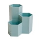 thumbnail image 1 of Portalápices de diamante hexagonal, caja de almacenamiento de papelería para escritorio de estudiante, 1 of 5