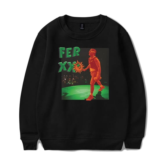 Feid Ferxxo Merch Long Sleeve Crewneck Sweatshirt For Men/Women Winter Rapper Casuals Streetwear