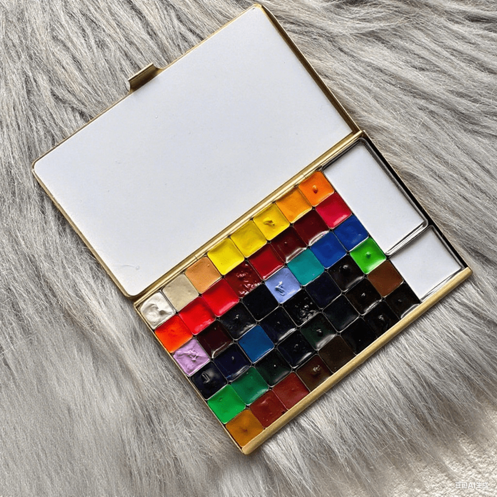 Daniel Smith Extra Fine Watercolor 48 Colors 0.5ml Professional quality Package pigment Gold/Silver/Black Portable Magnetic Box