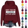 thumbnail image 3 of Laipiong Women's Casual Hooded Sweatshirts 2026 Stylish Letter Printed Long Sleeve Pullover Hoodies Stretchy Soft Comfy Loose Fit Tops with Pocket, 3 of 3