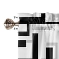 thumbnail image 6 of Modern Art Geometry Black Grey Curtain Home Decoration Living Room Short Curtains Window Treatments For Kitchen Bedroom, 6 of 6