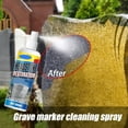 thumbnail image 4 of Headstone Restoration and Cleaning Spray - Tombstone Monument Cleaner for Granite Marble Cemetery Memorials - Gentle Stone Care Formula 100ml/3.4oz (3PCS+3*Towel), 4 of 7