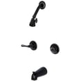 thumbnail image 1 of Kingston Brass KB2245YL Two Handle Tub Shower Faucet Oil Rubbed Bronze, 1 of 1