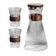 thumbnail image 3 of Jarra de té de vidrio para jugo, jarra de bebidas de gran capacidad, jarra de té helado de 1500 ml, Con Copas, 3 of 9