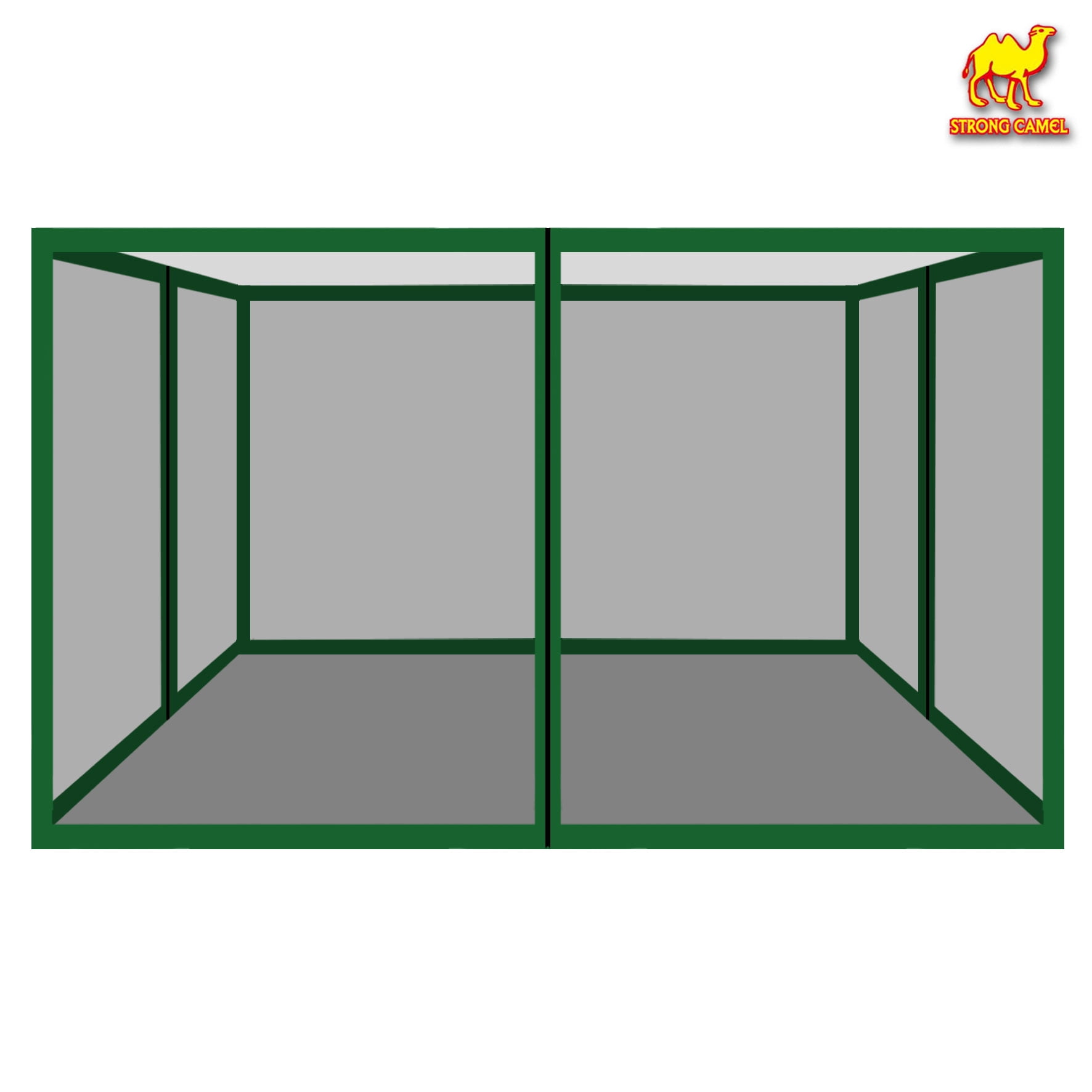 Sunny replacement mosquito netting for 8 x 8 gazebo zippered mesh