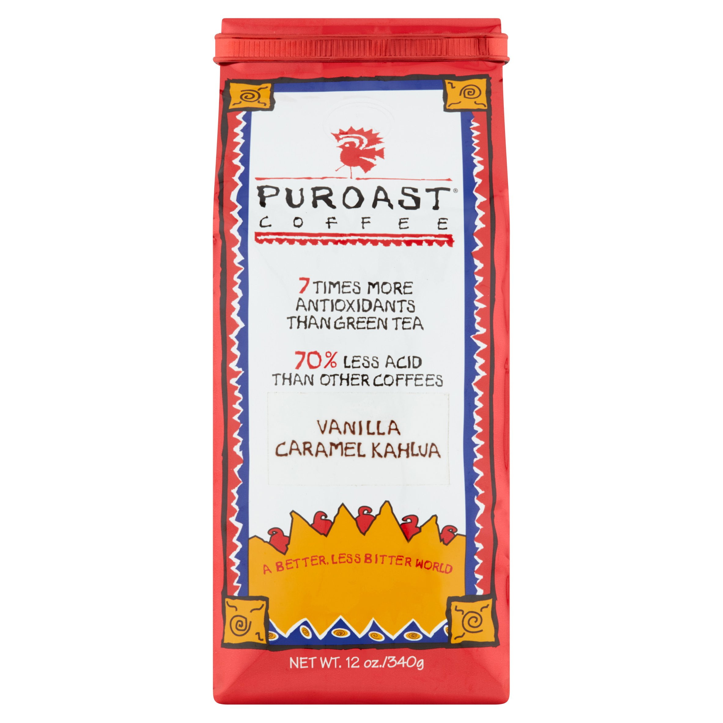 Puroast Coffee Vanilla Caramel Kahlua Coffee, 12 oz