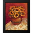 thumbnail image 2 of Gladding, Pamela 15x18 Black Modern Framed Museum Art Print Titled - Tuscan Sunflowers I, 2 of 5