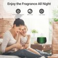 thumbnail image 4 of Diffuserlove  400ml Triangular Bottom Humidifier, Essential Oil Diffuser, 7 Night Light Colors, 2 Mist Modes, Aromatherapy, Fresh Air(Green), 4 of 10