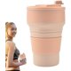 thumbnail image 5 of 1 Uds 1 Uds taza plegable multifunción Taza de Viaje plegable a prueba de fugas plegable para Picnic Camping al aire libre JM, 5 of 5
