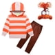 thumbnail image 1 of Disfraz de película de Halloween para niños, mono de Cosplay de ansiedad de dibujos animados, Sudadera con capucha y pantalones, conjunto de ropa para niños, 1 of 2