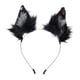 thumbnail image 3 of Diadema de orejas para Halloween, decoración, regalos, artículos para fiestas, disfraz de fiesta, tocado Gris Negro, 3 of 9