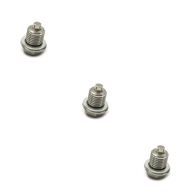 Speravity Tornillos para cárter de aceite de motor de coche, pernos de drenaje de Metal para vehículos de repuesto con arandela, reparación de Type3 NO3