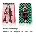 thumbnail image 4 of 12 PCS Demon Slayer Kraft Paper Goodie Bag Small Gift Bags for Demon Slayer Party Supplies,Kids Birthday Game Party Kraft Paper Goodie Gift Bag Decorations, 4 of 5