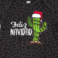 thumbnail image 4 of Inktastic Feliz Navidad Christmas Cactus in Santa Hat Boys or Girls Baby Bodysuit, 4 of 5