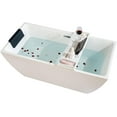 thumbnail image 4 of Vanity Art 59" x 30" Acrylic Freestanding Bathtub with Air Bubble System, VAB6821-S, 4 of 5