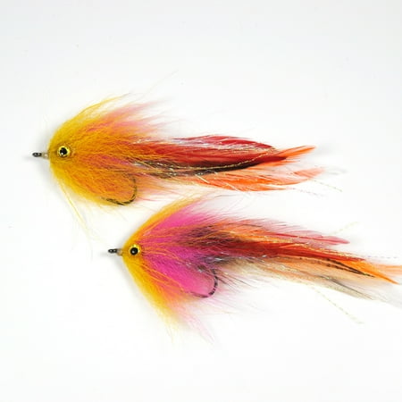 Pike Fly Patterns - Micelec Feather Sharp Hook Trout Salmon Steelhead Pike Streamer Fly Fishing Flies Tool