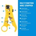 thumbnail image 4 of Pelacables universal YONGSHENG 2 piezas coaxiales cortador de cables planos o redondos, 4 of 5