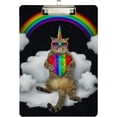 thumbnail image 2 of FMSHPON Unicorn Cat Sunglasses Clipboard Hardboard Wood Nursing Clip Board and Pull for Standard A4 Letter 13x9 inches, 2 of 7