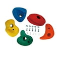 thumbnail image 4 of yotijay 5 Pieces Rock Wall Climbing Kits with Mounting Hardware Colourful Climbing Rocks Small, 4 of 9