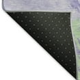 thumbnail image 5 of Addison Rugs Mayfield Premium Machine Washable Transitional Abstract Lavender Rectangle Rug, 10' X 14' Machine Washable Transitional Abstract Lavender Oversized Sherpa Throw Blanket, 5 of 7