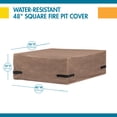 thumbnail image 3 of Duck Covers® Elite Water-Resistant 50 Inch Square Fire Pit Cover, 3 of 3