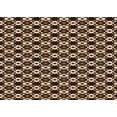 thumbnail image 1 of Ahgly Company Machine Washable Indoor Rectangle Transitional Black Brown Area Rugs, 4' x 6', 1 of 7
