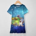 thumbnail image 3 of My Singing Monsters Girls Short Sleeve Dress Soft Cute Designs Dresses Casual T-Shirt Dress 150CM, 3 of 7