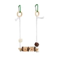 thumbnail image 3 of Bird Swing Perch, Fun Safe Bird Hanging Swing Relieve Bird Boredom Rattan Ball  For Chewing, 3 of 8