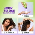 thumbnail image 4 of Garnier Fructis Style Curl Construct Creation Mousse, For Curly Hair, 6.8 oz., 4 of 10