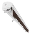 thumbnail image 7 of Awntech 10' x 8' Full Cassette Manual Patio Retractable Awning Acrylic Fabric, Brown, 7 of 7