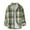 Green1, variant on ameIAEA Men's Plaid Button Down Shirts Fall Long Sleeve Lightweight Shirt Jacket Collar Casual Tops