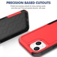 thumbnail image 2 of iPhone 14 Plus Case, Allytech Military Grade Protective Anit-Scratch Shockproof Drop Proof Bumper Defender Back Cover Case for Apple iPhone 14 Plus 6.7" - Red, 2 of 5